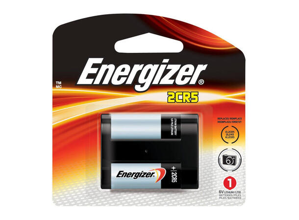 Energizer Batteri Lithium E2 2CR5 (6V) Lithiumbatteri for kamera, blits, etc.